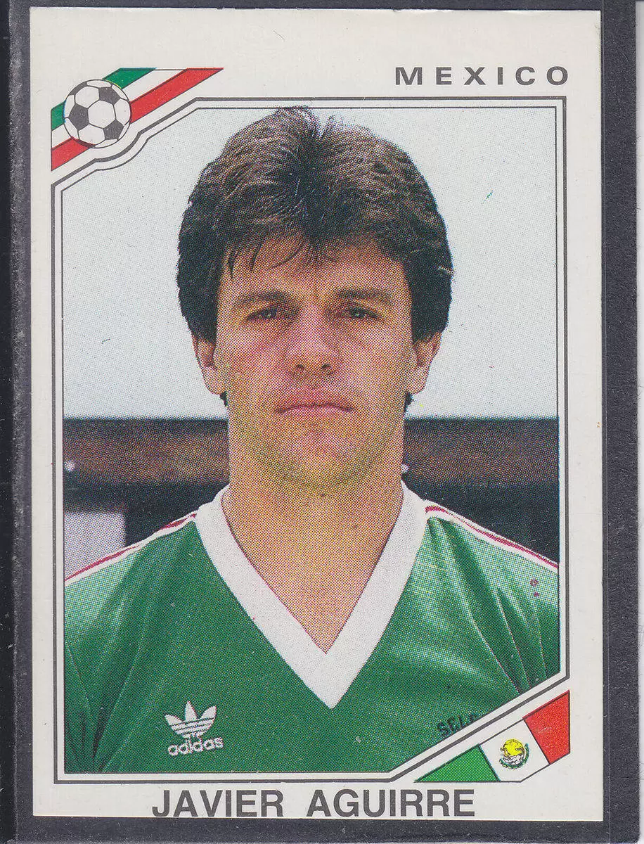Mexico 86 World Cup - Javier Aguirre - Mexique