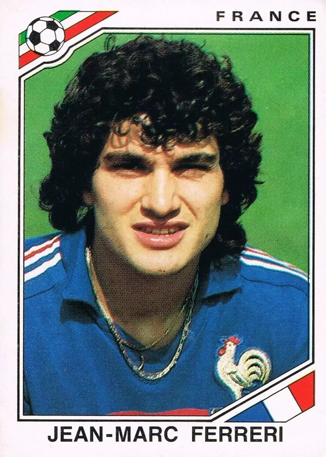 Mexico 86 World Cup - Jean-Marc Ferreri  - France