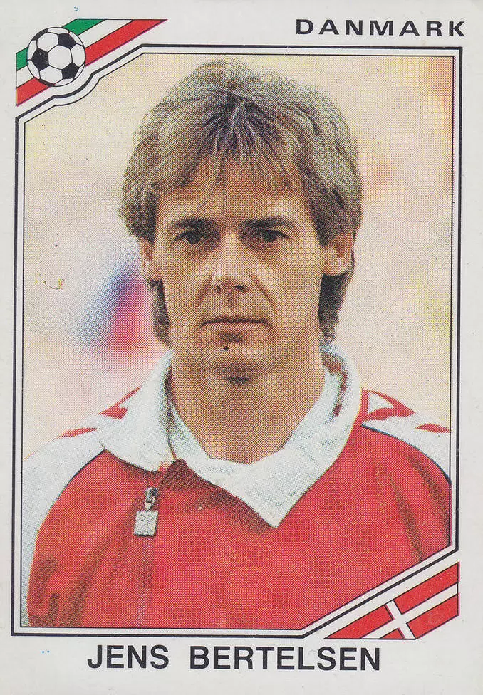 Mexico 86 World Cup - Jens Bertelsen - Danemark
