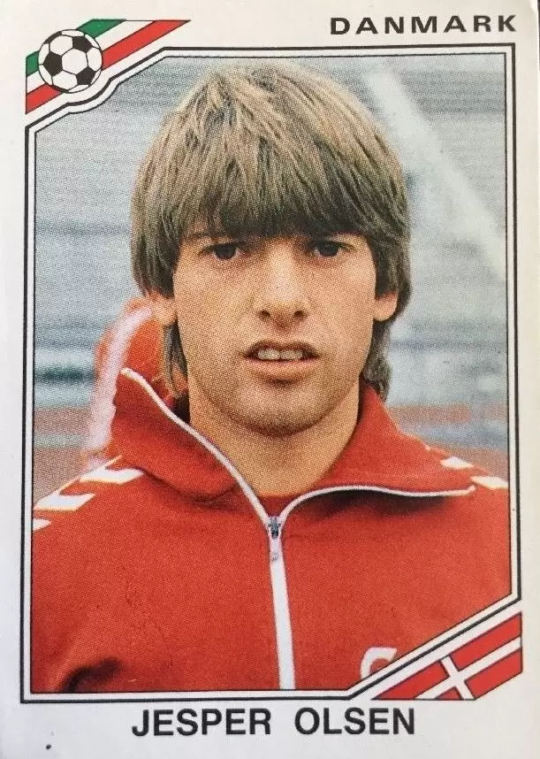 Mexico 86 World Cup - Jesper Olsen - Danemark