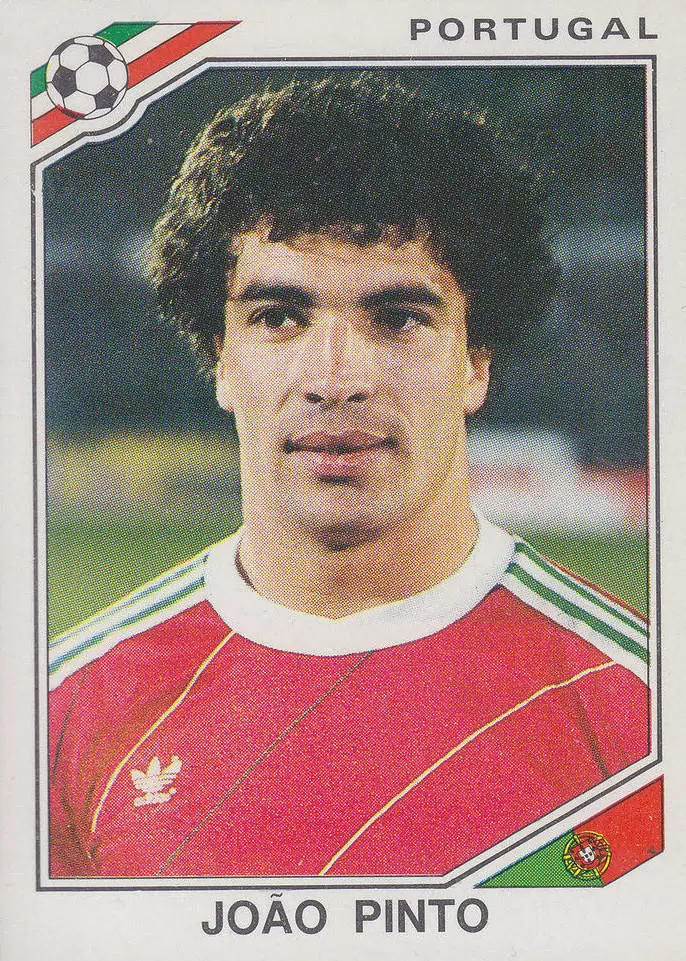 Mexico 86 World Cup - Joao Pinto - Portugal