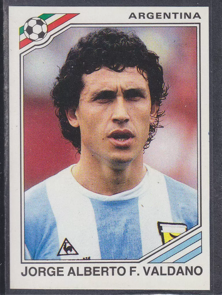 Mexico 86 World Cup - Jorge Alberto F. Valdano - Argentine