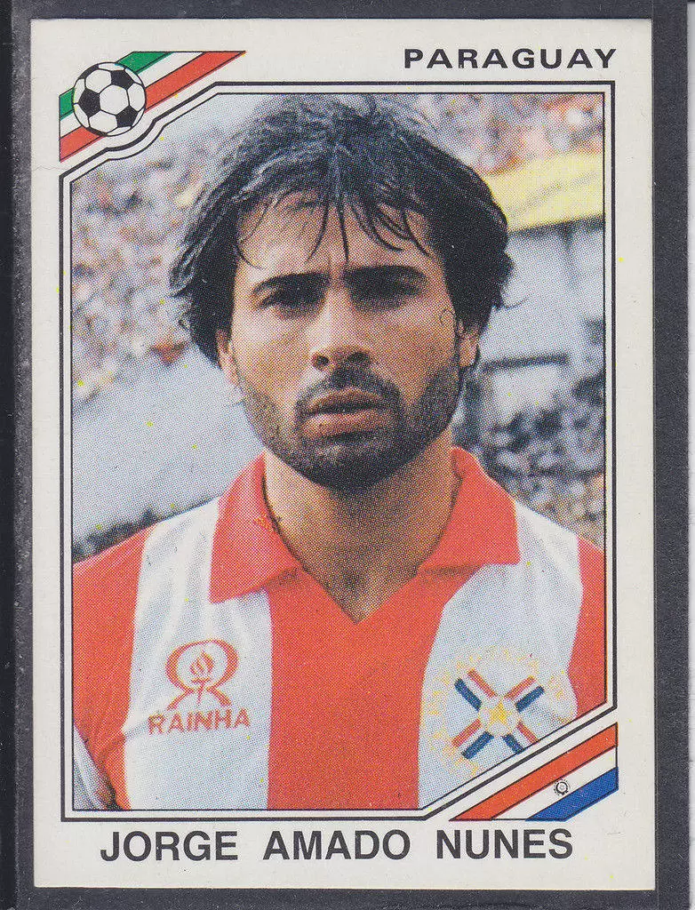 Mexico 86 World Cup - Jorge Amado Nunes - Paraguay