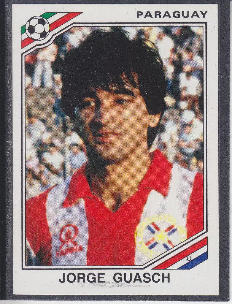 Mexico 86 World Cup - Jorge Guasch - Paraguay