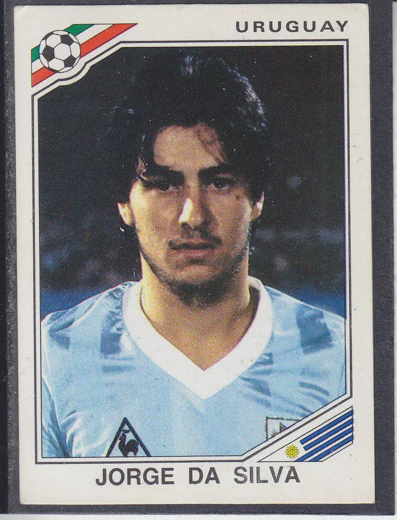 Mexico 86 World Cup - Jorge Sa Silva - Uruguay