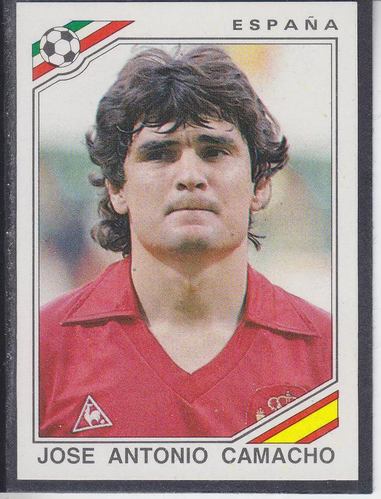 Mexico 86 World Cup - Jose Antonio Camacho - Espagne