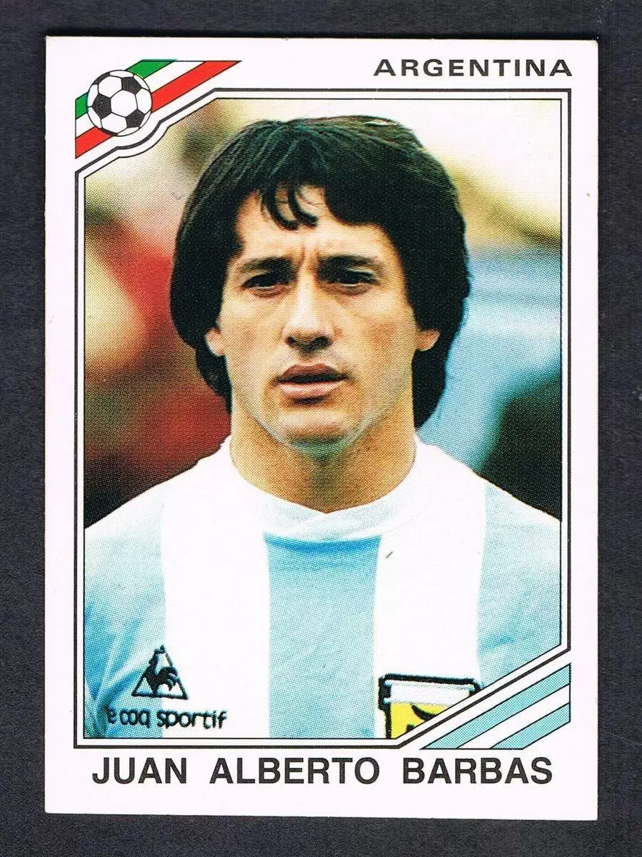 Mexico 86 World Cup - Juan Alberto Barbas - Argentine