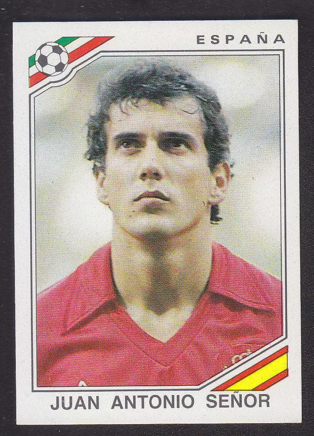Mexico 86 World Cup - Juan Antonio Senor - Espagne