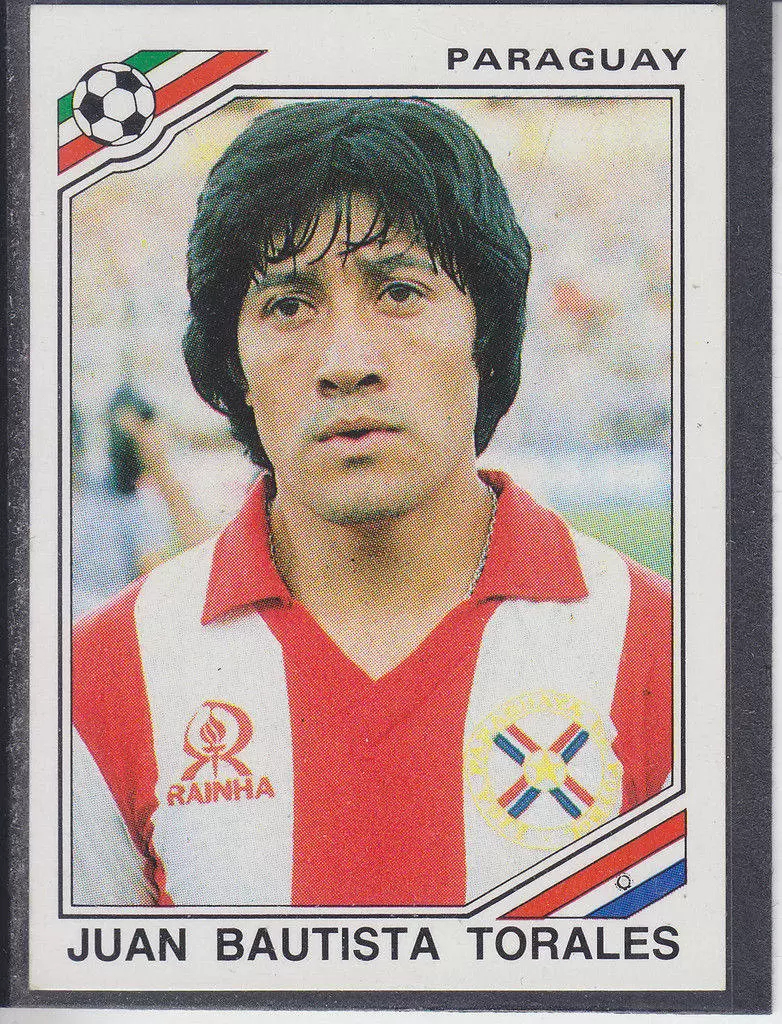 Mexico 86 World Cup - Juan Bautista Torales - Paraguay