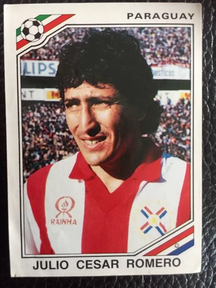 Mexico 86 World Cup - Julio Cesar Romero - Paraguay
