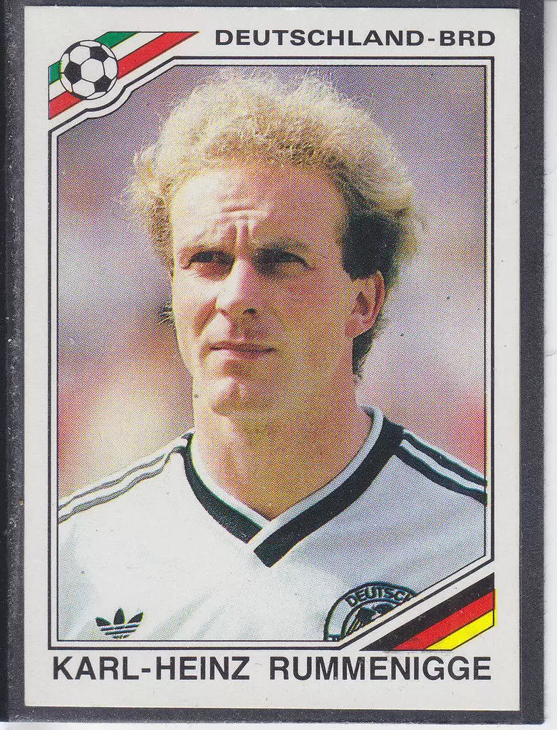 Mexico 86 World Cup - Karl-Heinz Rummenigge - Allemagne