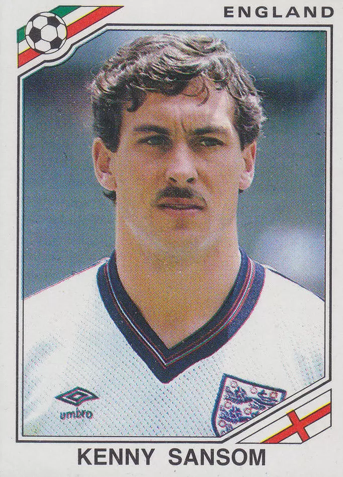 Mexico 86 World Cup - Kenny Sansom - Angleterre