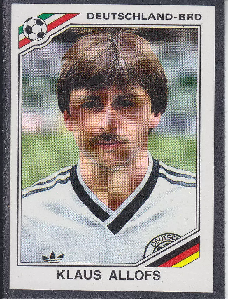 Mexico 86 World Cup - Klaus Allofs - Allemagne