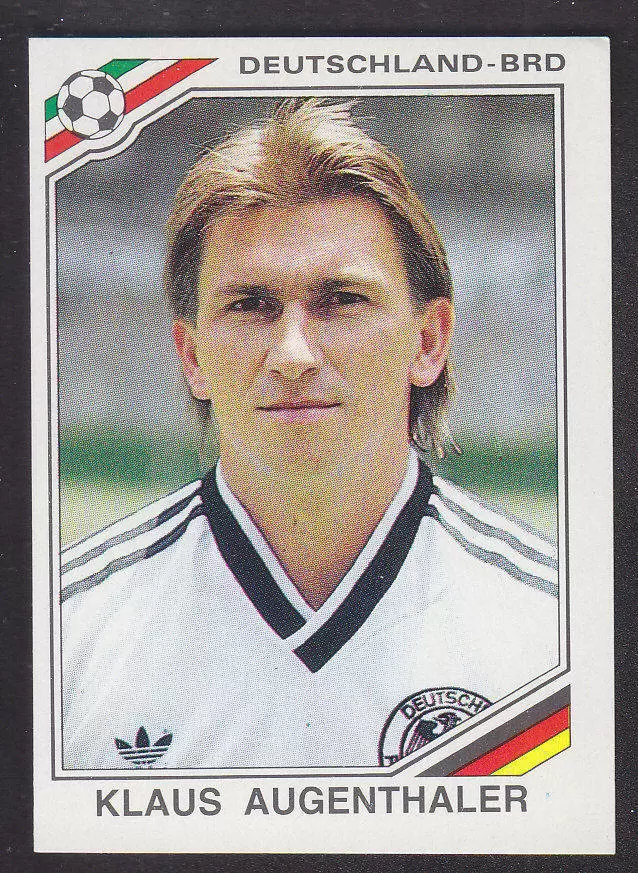 Mexico 86 World Cup - Klaus Augenthaler - Allemagne