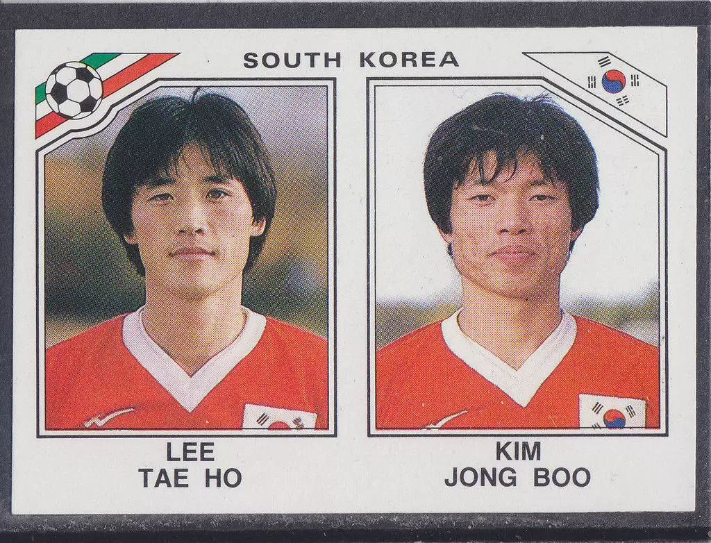 Mexico 86 World Cup - Lee Tae Ho / Kim Jong Boo - République de Corée