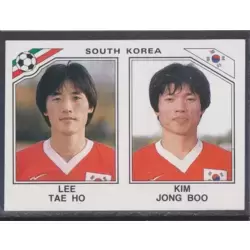 Lee Tae Ho / Kim Jong Boo - République de Corée