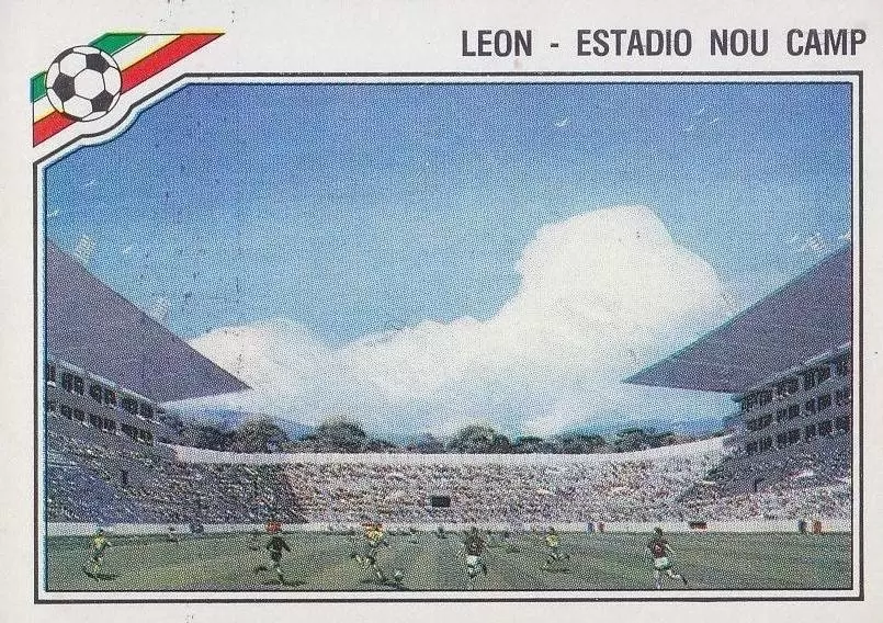 Mexico 86 World Cup - Leon Leon - Estadio Nou Camp