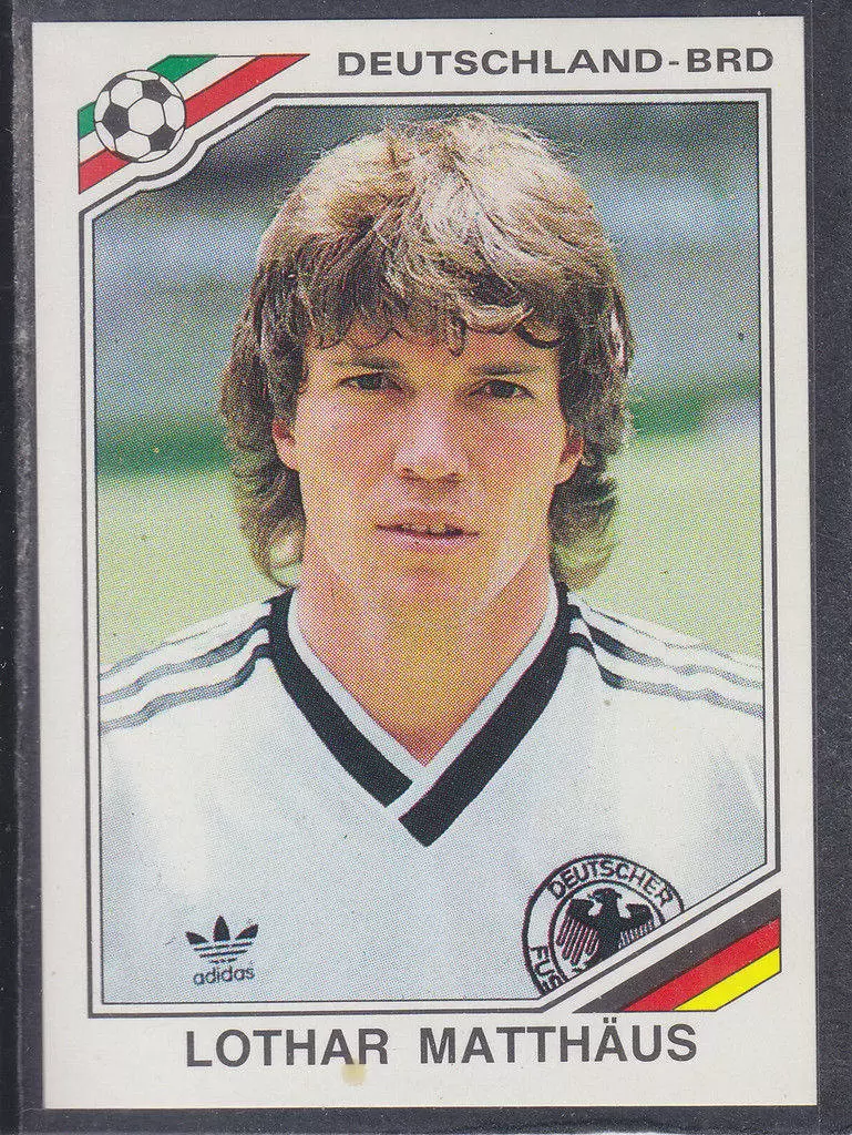 Mexico 86 World Cup - Lothar Matthaus - Allemagne