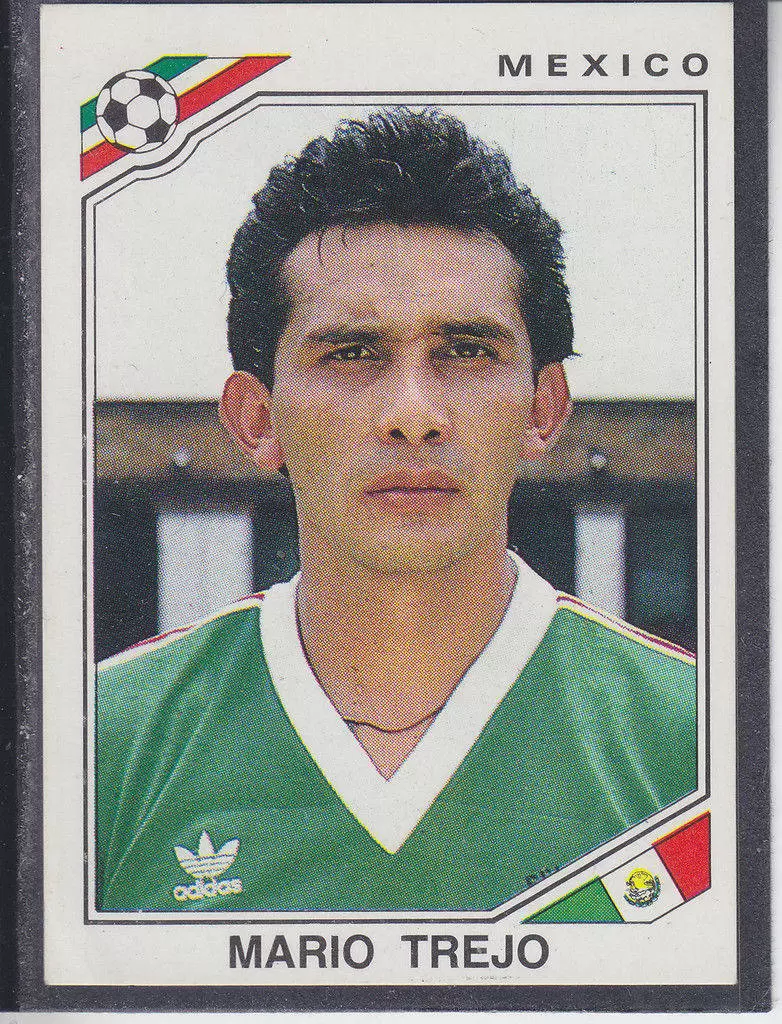 Mexico 86 World Cup - Mario Trejo - Mexique