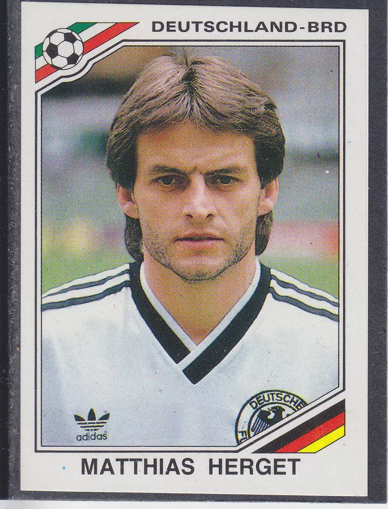 Mexico 86 World Cup - Matthias Herget - Allemagne