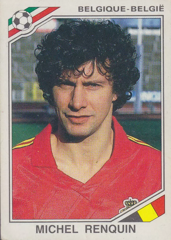 Mexico 86 World Cup - Michel Renquin - Belgique