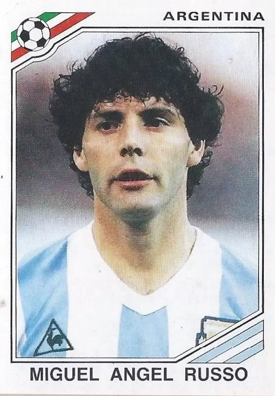 Mexico 86 World Cup - Miguel Angel Russo - Argentine