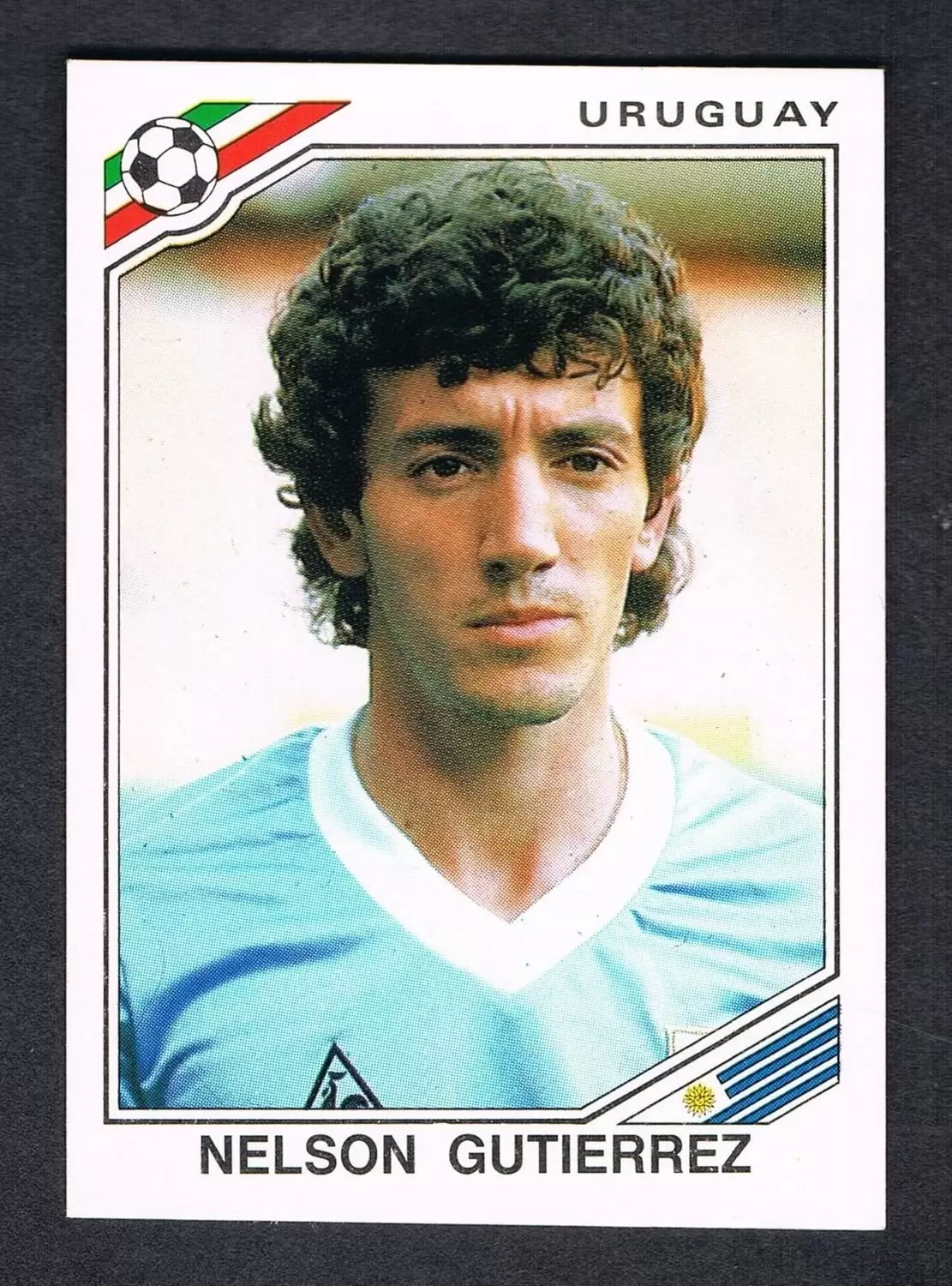Mexico 86 World Cup - Nelson Gutierrez - Uruguay