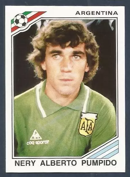 Mexico 86 World Cup - Nery Alberto Pumpido - Argentine