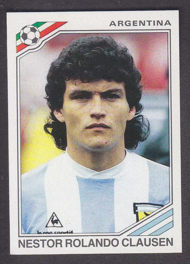 Mexico 86 World Cup - Nestor Rolando Clausen - Argentine