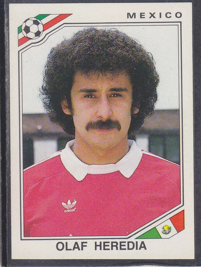 Mexico 86 World Cup - Olaf Heredia - Mexique