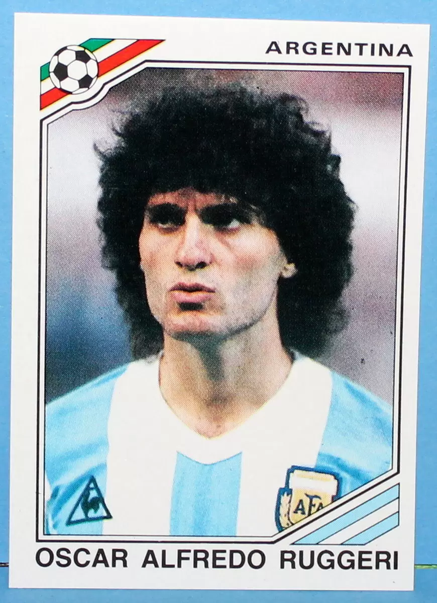 Mexico 86 World Cup - Oscar Alfredo Ruggeri - Argentine