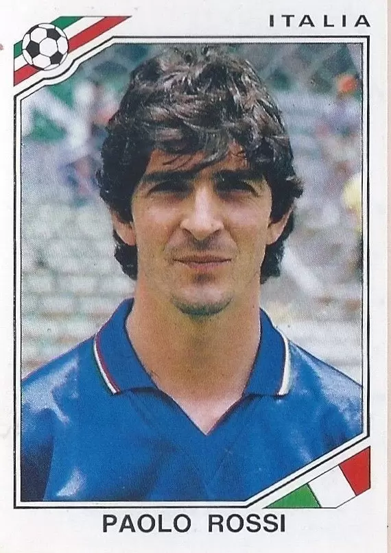 Mexico 86 World Cup - Paolo Rossi - Italie