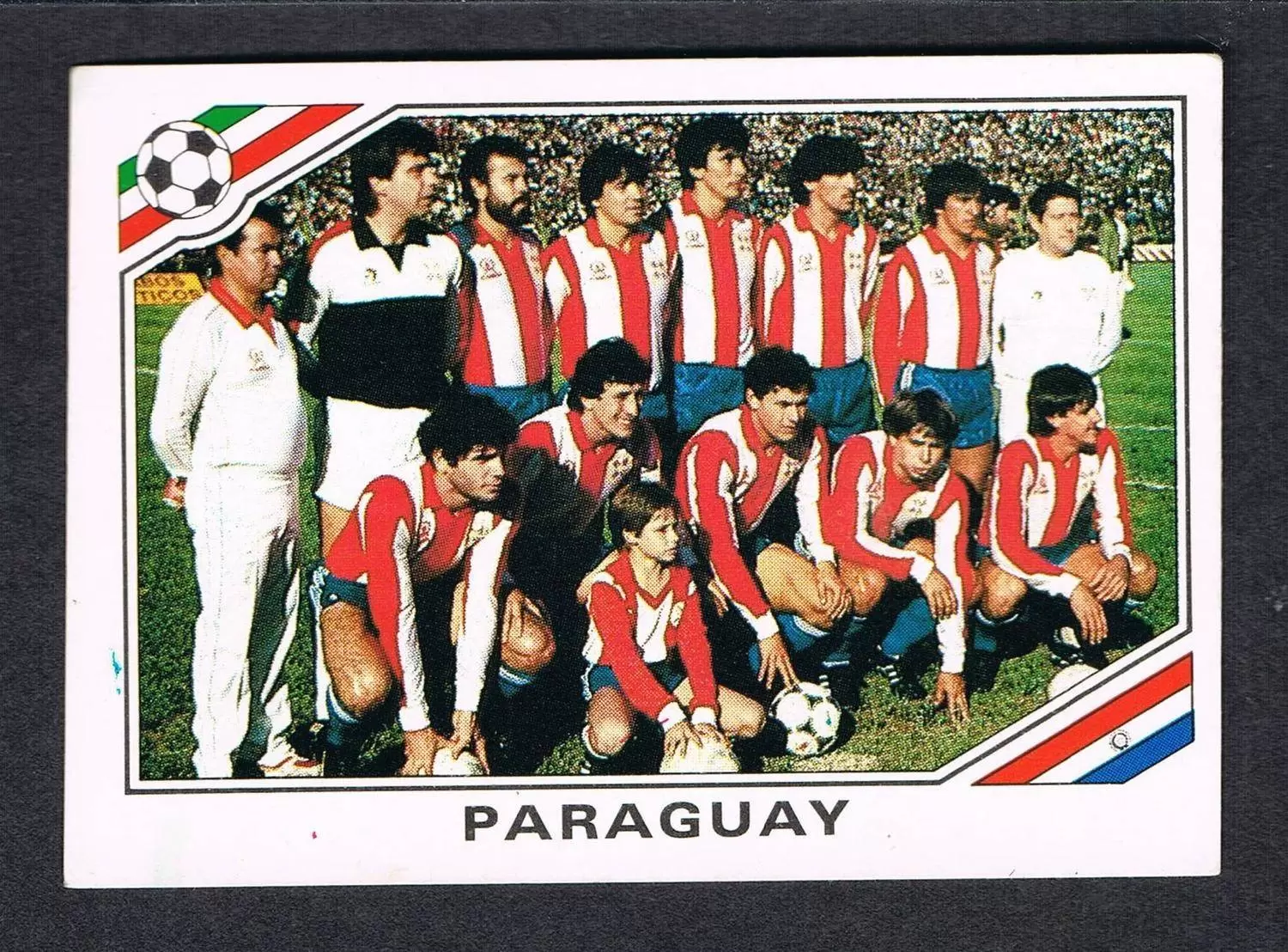 Mexico 86 World Cup - Paraguay Team  - Paraguay