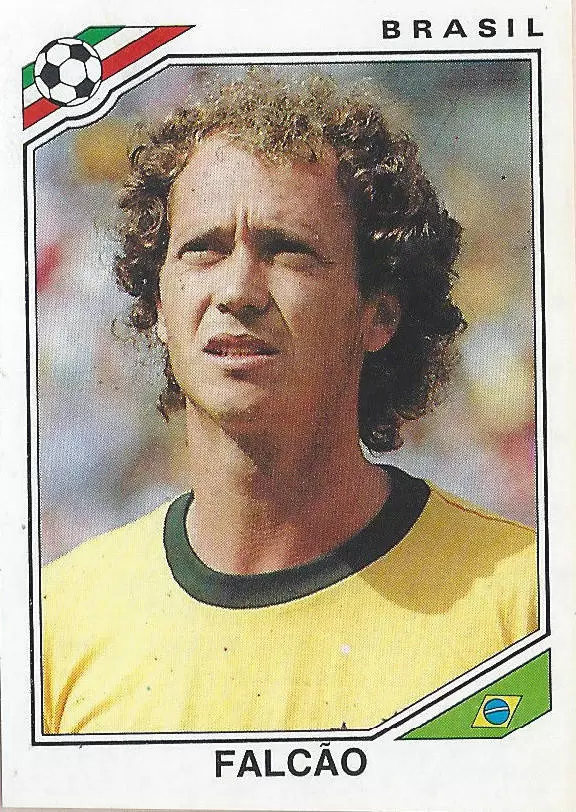 Mexico 86 World Cup - Paulo Roberto Falcao - Brésil