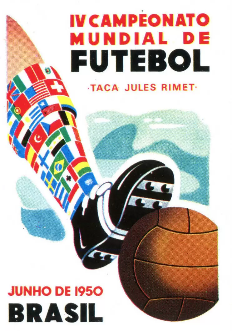 Mexico 86 World Cup - Poster Brazilia 1950