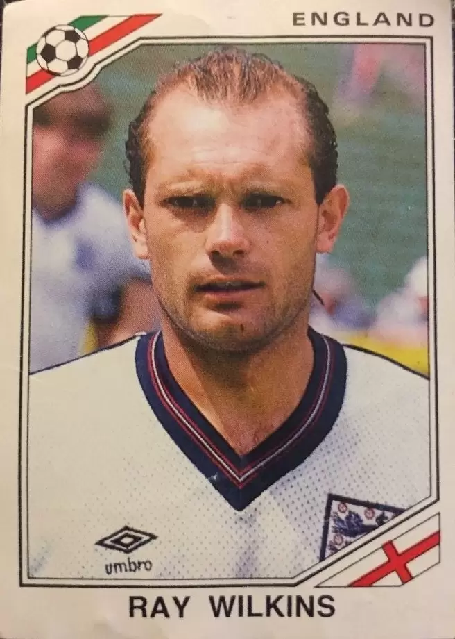 Mexico 86 World Cup - Ray Wilkins - Angleterre