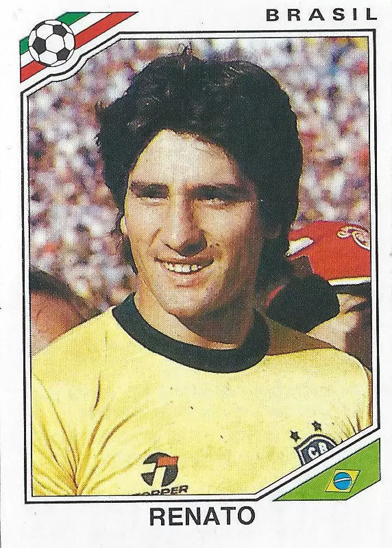 Mexico 86 World Cup - Renato Portaluppi - Brésil