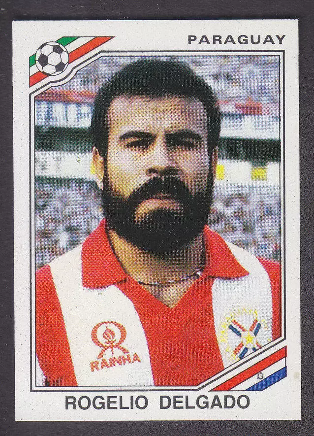 # 155 Jorge Guasch Panini Paraguay Mexico 86 World Cup 