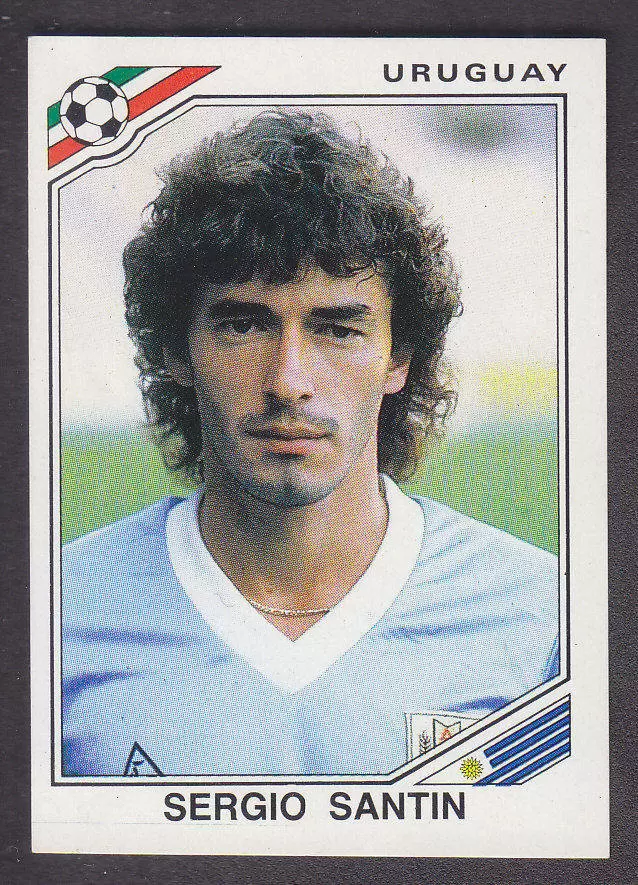 Mexico 86 World Cup - Sergio Santin - Uruguay