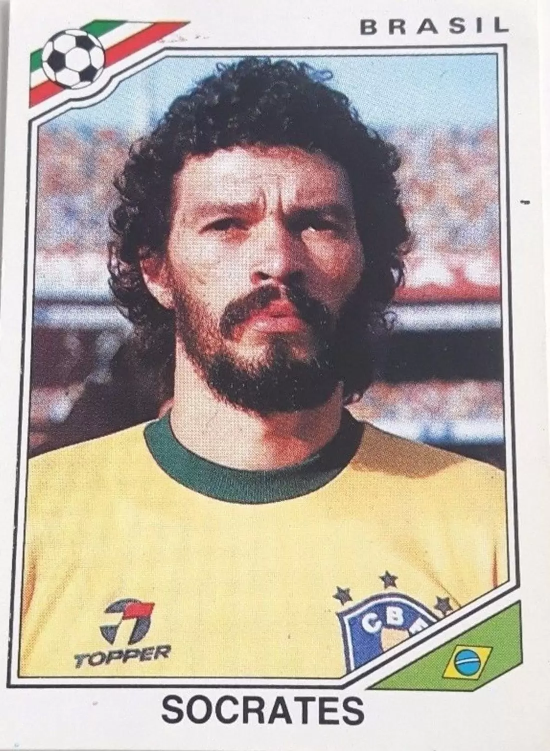 Mexico 86 World Cup - Socrates B.s. De Souza Vieira De Oliveira - Brésil