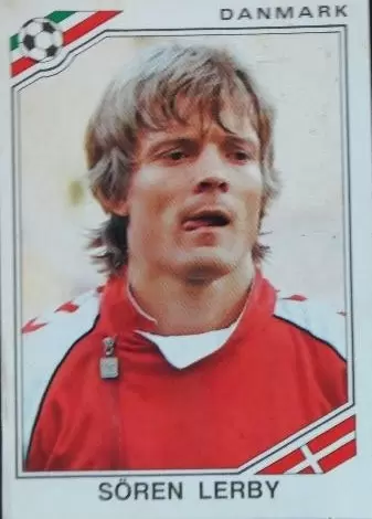 Mexico 86 World Cup - Soren Lerby - Danemark