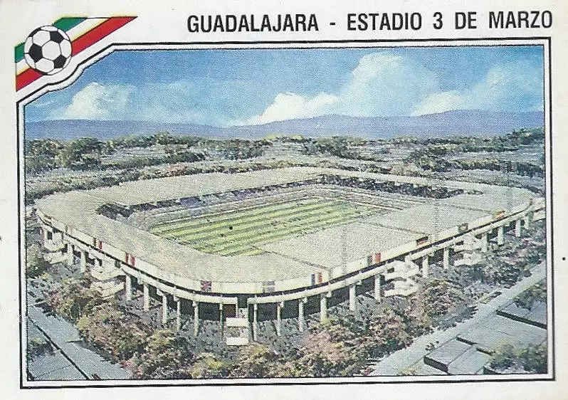 Mexico 86 World Cup - Guadalajara - Estadio 3 de Marzo