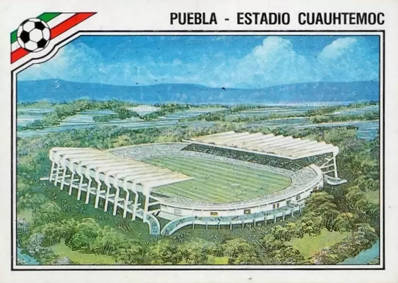 Mexico 86 World Cup - Puebla - Estadio Cuauhtemoc