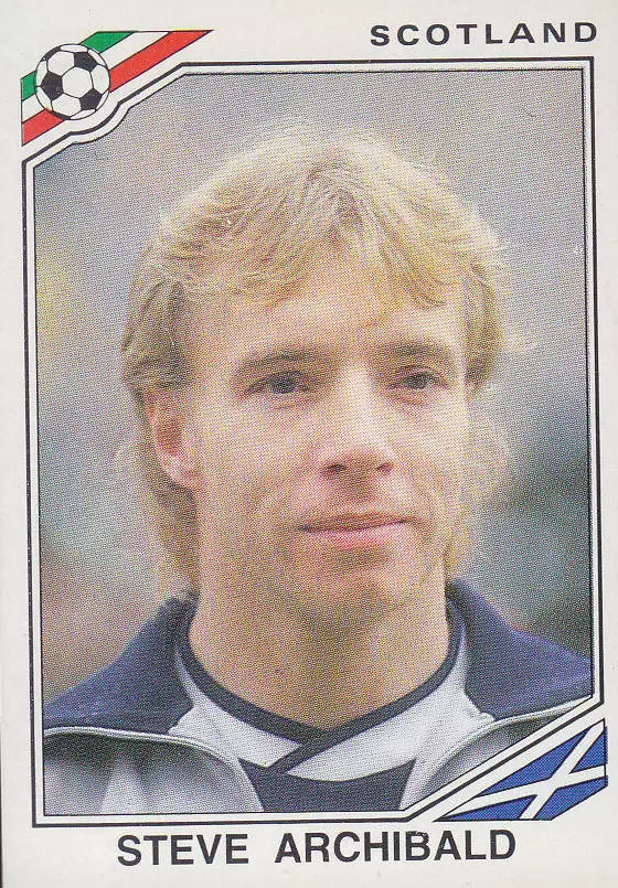 Mexico 86 World Cup - Steve Archivald - Ecosse