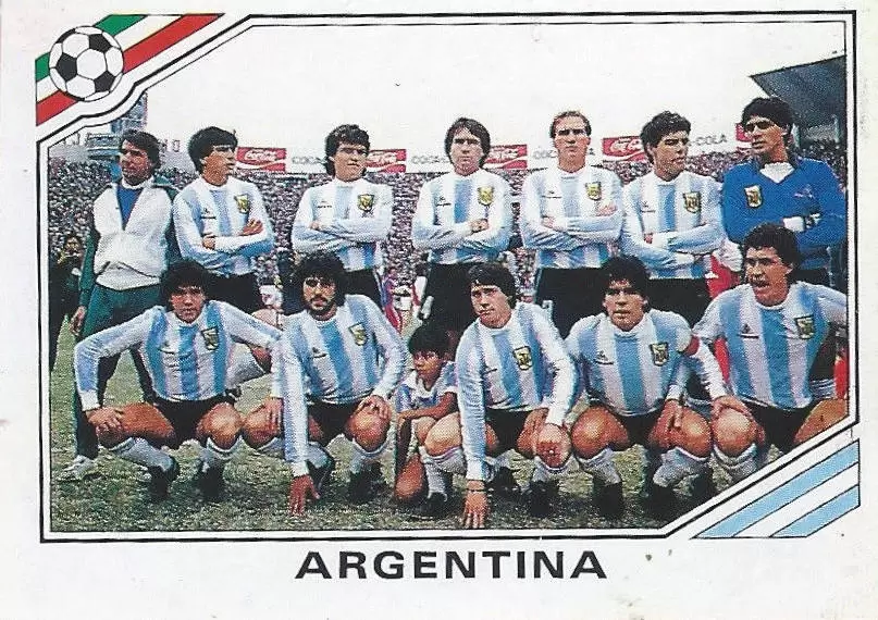 Mexico 86 World Cup - Team Argentina - Argentine
