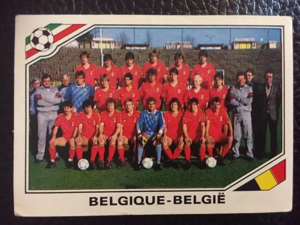 Mexico 86 World Cup - Team Belgia - Belgique