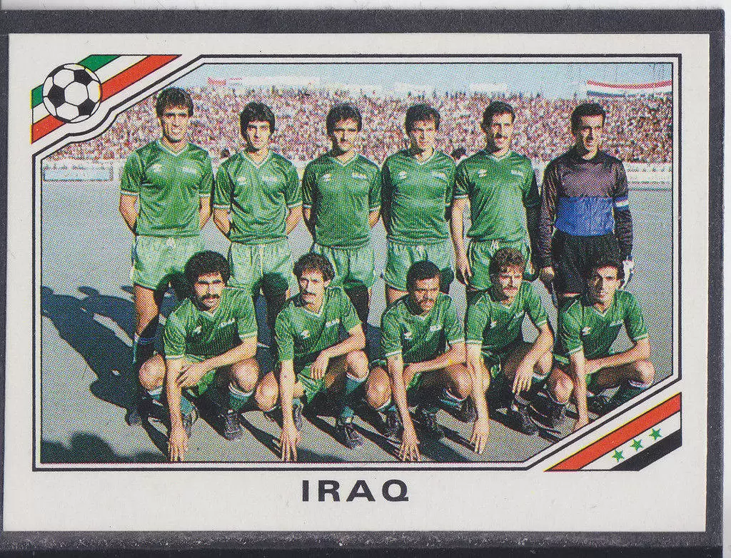 Mexico 86 World Cup - Team Irak - Irak