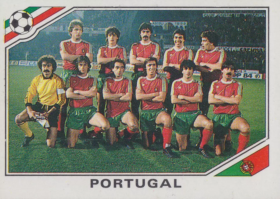 Mexico 86 World Cup - Team Portugal - Portugal