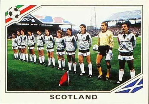 Mexico 86 World Cup - Team Scotland - Ecosse