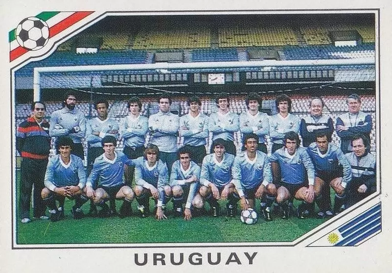 Mexico 86 World Cup - Team Uruguay - Uruguay